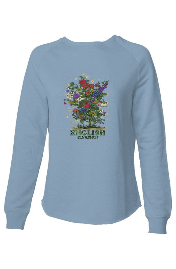 English Garden: Women's Lightweight Wash Sweatshirt