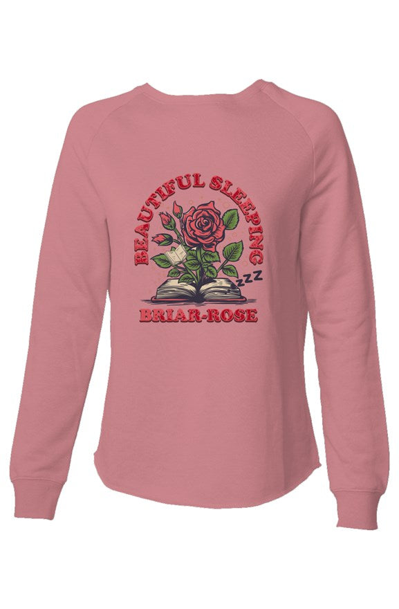 Beautiful Sleeping Briar-Rose: Women's Lightweight Wash Sweatshirt