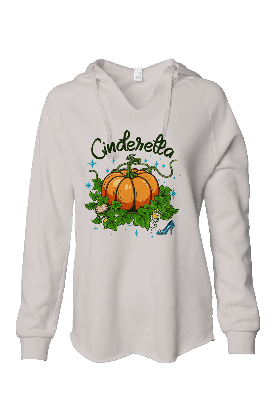 Cinderella: Womens Lightweight Wash Hooded Sweatshirt